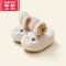 可莉允小童棉拖鞋冬季儿童防滑家居鞋宝宝棉鞋包跟幼儿女童室内毛毛拖鞋