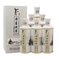 【歌德老酒行】贵州茅台酒 仁酒 茅台丹青殊荣 53度 500ml*6瓶 官方正品