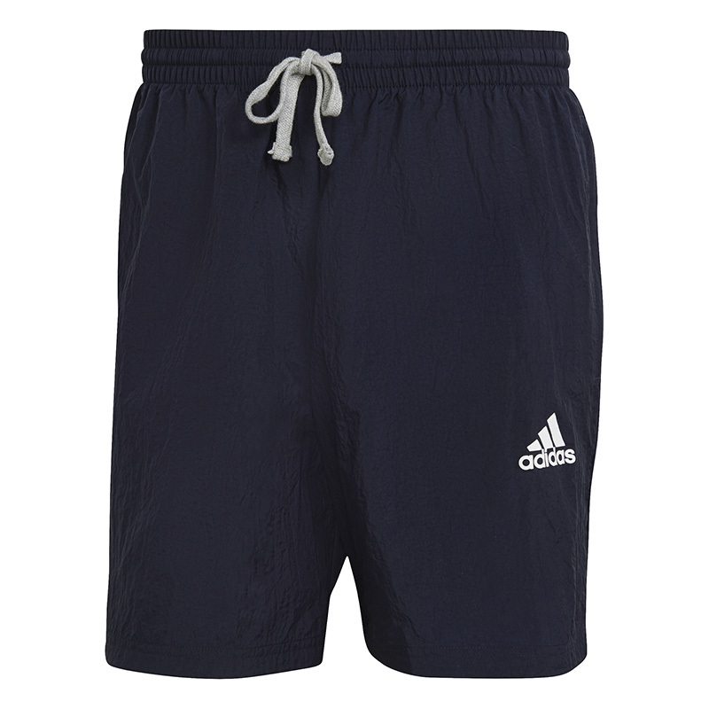 adidas M Favs Q2 Sho 抽绳宽松运动短裤 男款 传奇墨水蓝 GK9595
