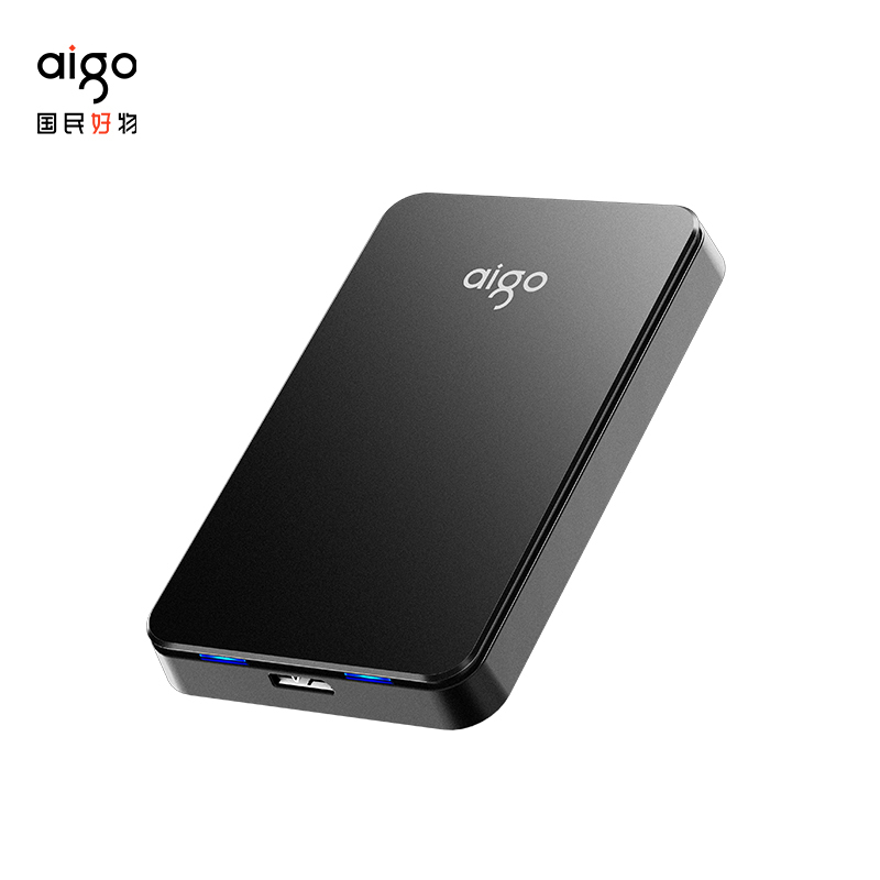 爱国者（aigo）HD809 移动硬盘 1TB USB3.0接口 电脑硬盘游戏稳定高速传输简约设计 睿智之美 商务便携