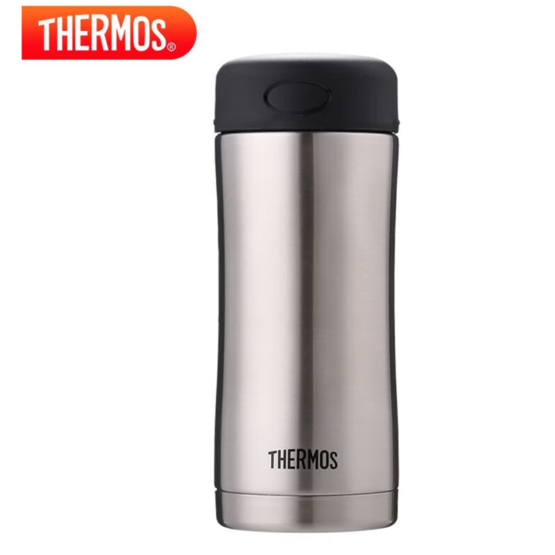 膳魔师(THERMOS)保温杯400ml男女士保温保冷水杯子JCG-400C SBK高清大图