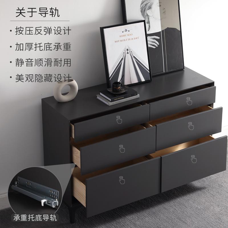 森美人餐边柜现代简约北欧餐厅茶水柜储物柜意式简客厅玄关柜轻奢酒柜高清大图