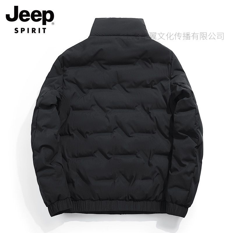 JEEP SPIRIT男士白鸭绒羽绒服弹力防风宽松男装羽绒外套男潮