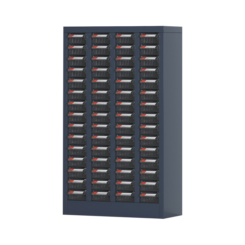 臻远 ZYLJG-W47 零件柜 60抽透明无门小号 526*220*885