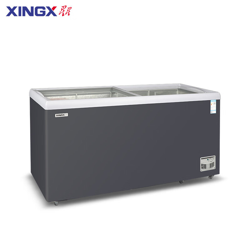 星星(XINGX)商用大容量冷藏冷冻转换单温卧式展示柜超市雪糕海鲜丸子速冻保鲜冷柜SD/SC-540B