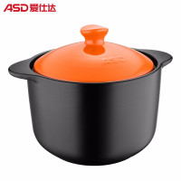 爱仕达陶瓷煲砂锅4L养生煲汤煲进口锂辉石家用燃气灶 RXC40B3HWG-O
