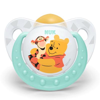 NUK安睡型迪士尼维尼乳胶安抚奶嘴(0-6个月)花型随机