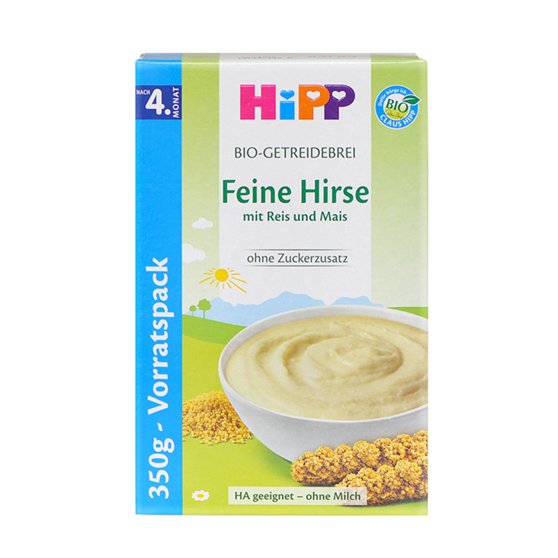 Hipp 喜宝有机小米米粉 350g/盒装 辅食添加初期以上介意勿拍