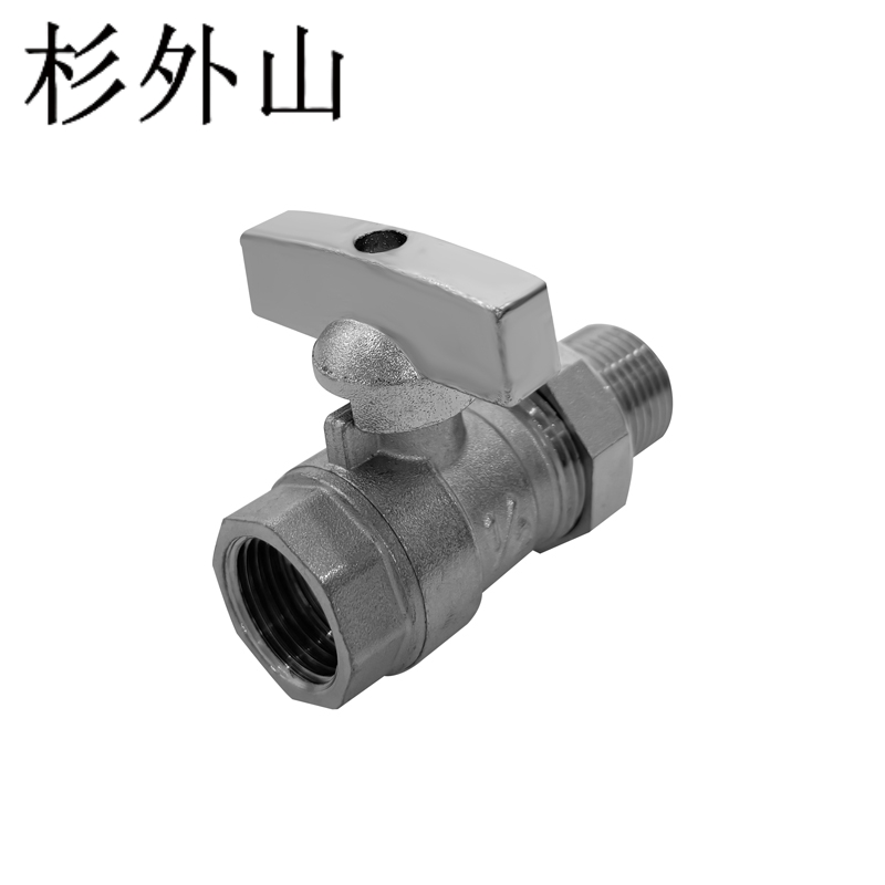 杉外山 内外丝活接采暖阀 暖气管道铜阀 个高清大图