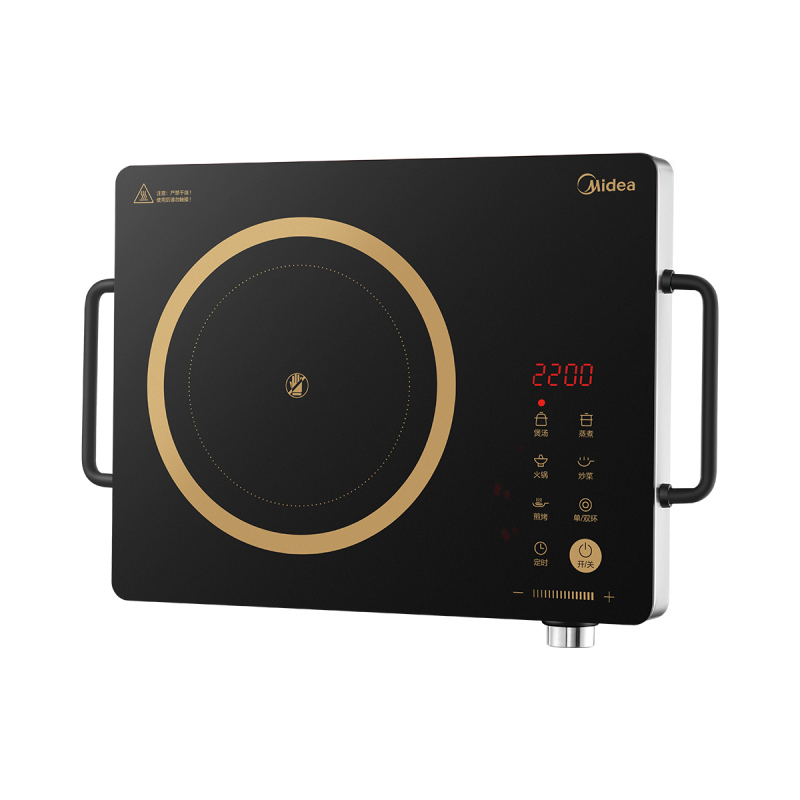 美的(midea)电陶炉 2200w大功率 电磁炉 触摸按键 红外光波炉 加热不
