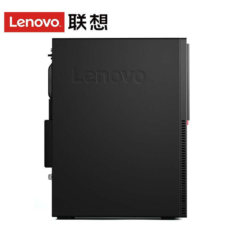 联想(ThinkCentre)E76X 01CD 商用台式电脑(i3-8100/4G/1T/集显)23英寸显示器 内置扬声器 B365主板 商务办公学习个人家用企业采购台式机