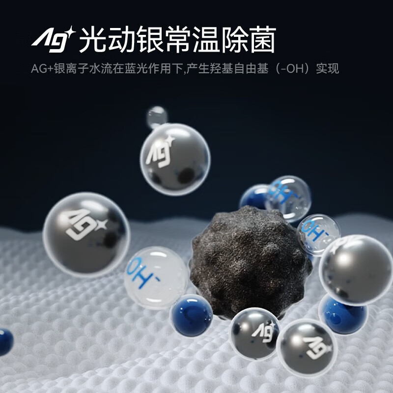 松下 XQG120-ND2AE 洗烘一体机家用智能洗衣机12kg+9kg烘干智能投放水氧泡沫净 除菌智能烘白月光高清大图