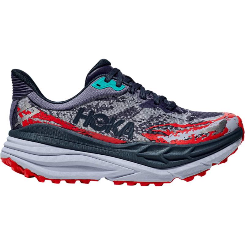 HOKA ONE ONE女士滑雪鞋新款舒适轻便全地形耐磨环保透气跑鞋 Grey 36.5