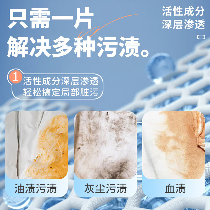 羽绒服清洁湿巾衣物去渍应急便携轻松免水洗专用去油污干洗剂2848高清大图