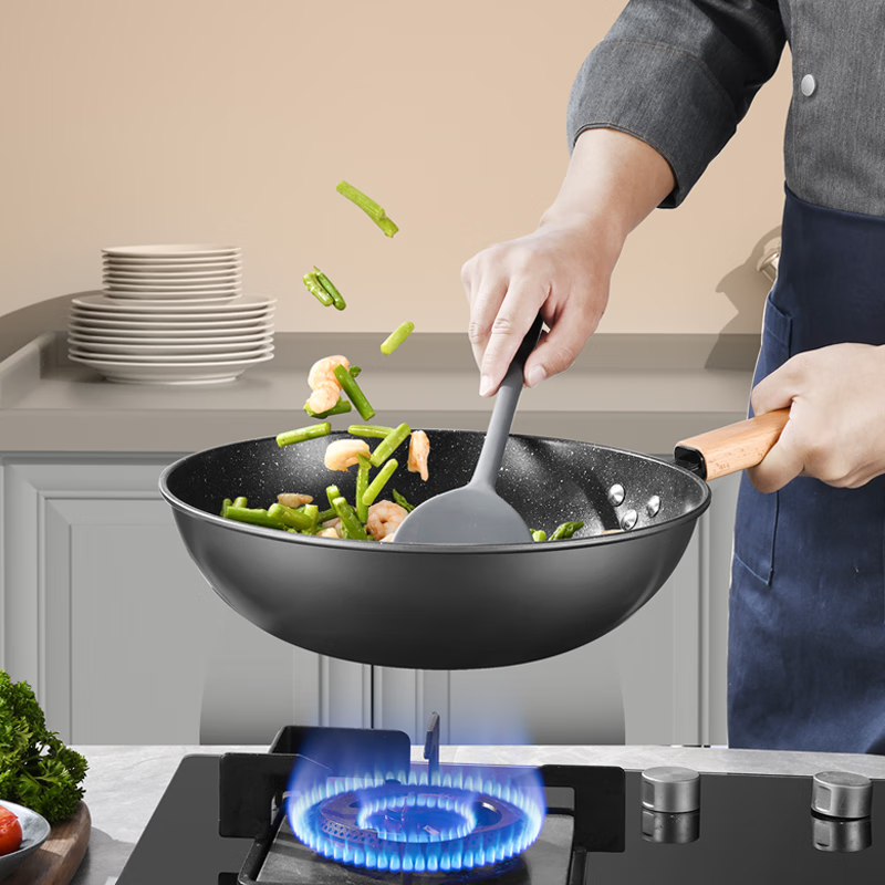 康巴赫(KBH)乐享麦饭石锅具三件套 LPB-T03L高清大图