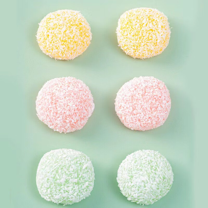 七点食分椰丝麻薯糯米糍干吃汤圆驴打滚零食30100包