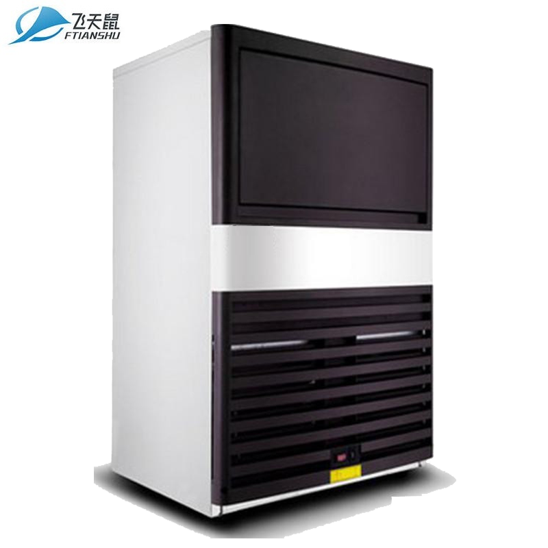 飞天鼠(FTIANSHU) 商用制冰机方块冰块机自动奶茶店酒吧KTV 80KG制冰机 5*12格