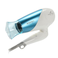 超人SID RD1810电吹风机折叠式可折叠手柄吹卷发直发家用发廊理发店用大功率1800W冷热风挂环设计恒温护发电吹风
