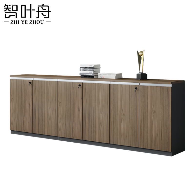 智叶舟矮柜六门240*40*80cm台高清大图