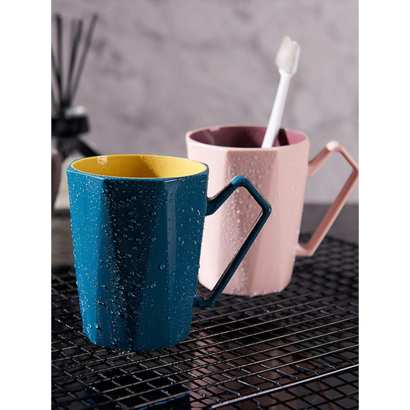 北欧女生宿舍创意刷牙杯牙杯ins风可爱洗漱口杯家用网红款漱口杯三维