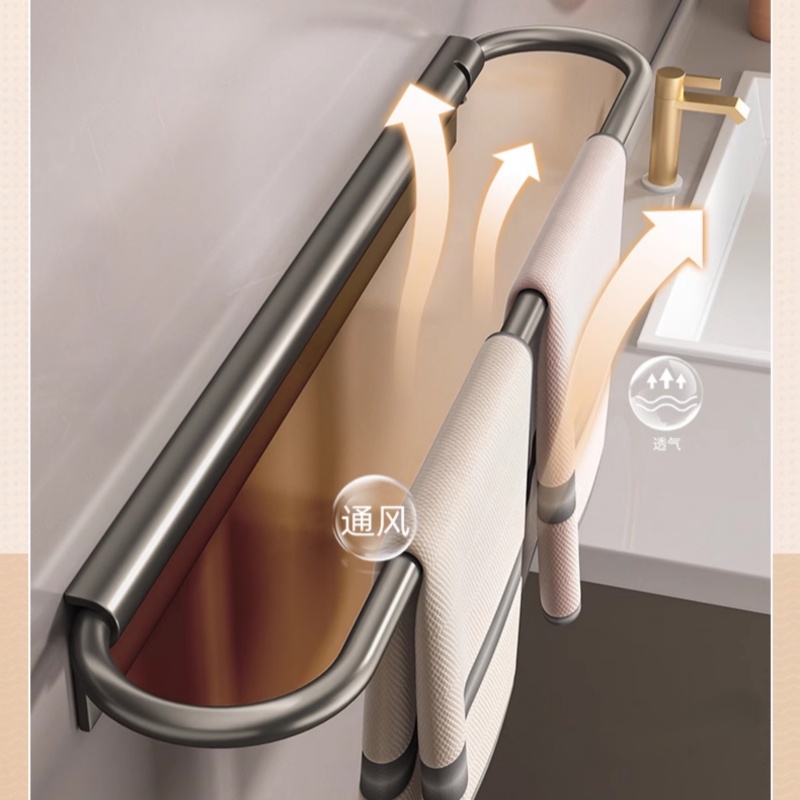 攸形 毛巾杆60cm个高清大图