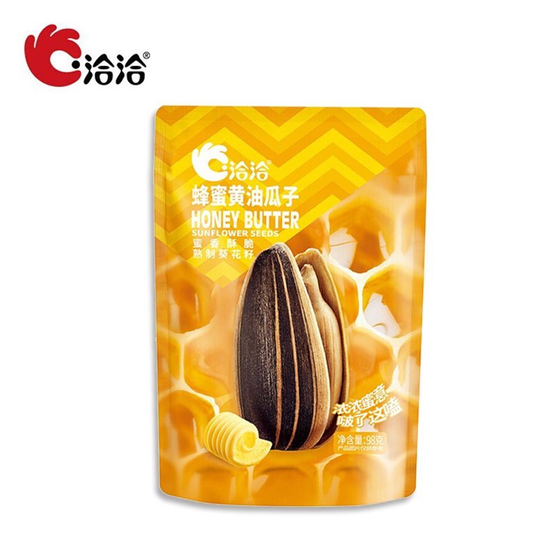 洽洽瓜子蜂蜜恰恰瓜子葵花籽坚果炒货零食自营小吃98g*6袋