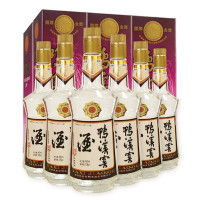 鸭溪窖酒百家福 52度 浓香型白酒460ml*6瓶整箱 盒装国产宴请纯粮食酒 2016年生产