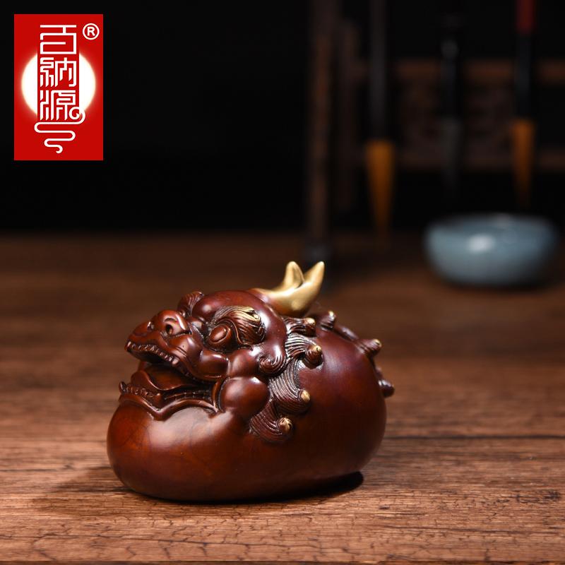 美帮汇貔貅把玩件 貔貅工艺品铜小号物镇纸摆件高清大图