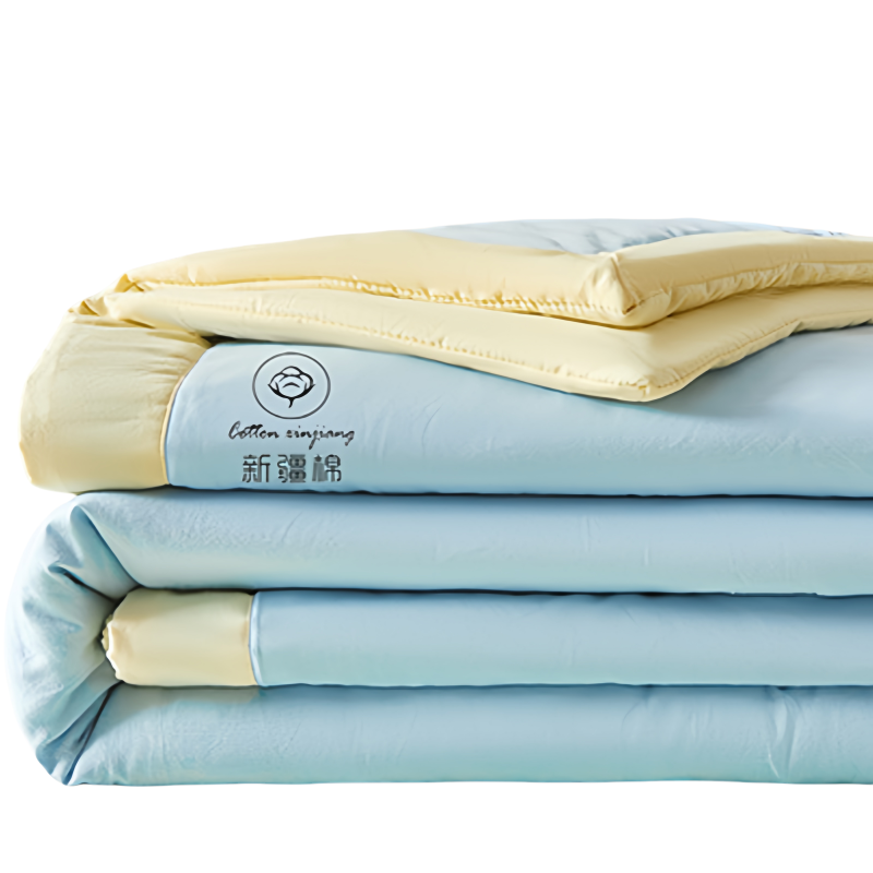 铭思沃空调被1500*2000mm条 黄蓝高清大图