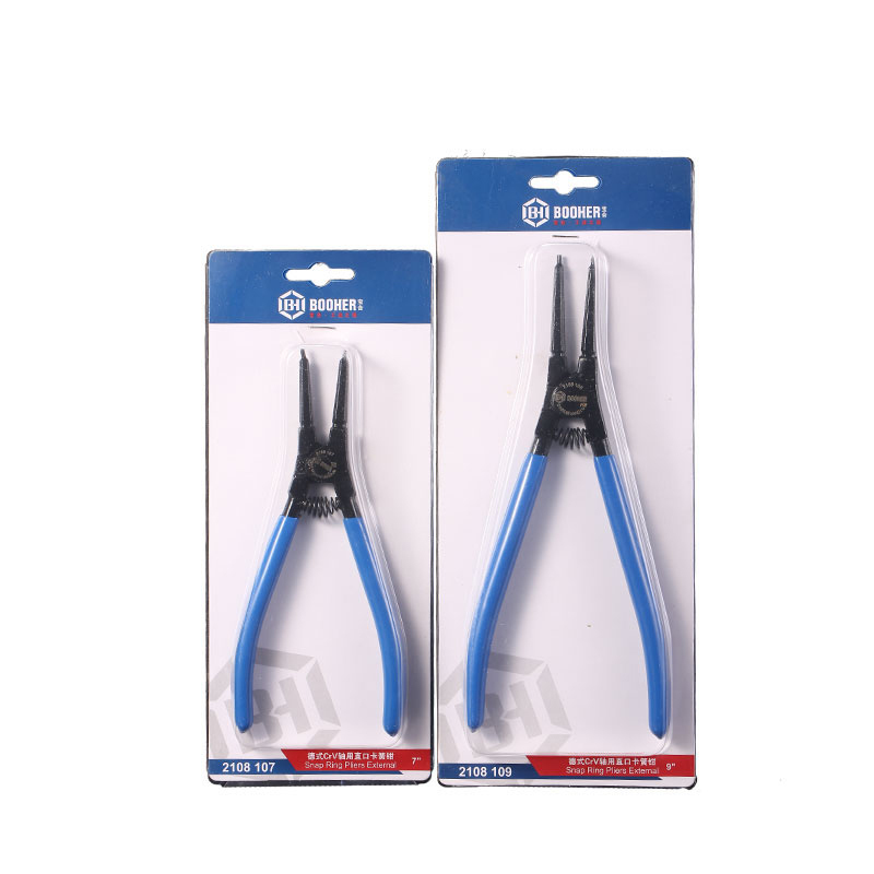 (DT)宝合(BOOHER) 2108109 德式CrV轴用直口卡簧钳9“ 225mm (单位:只)
