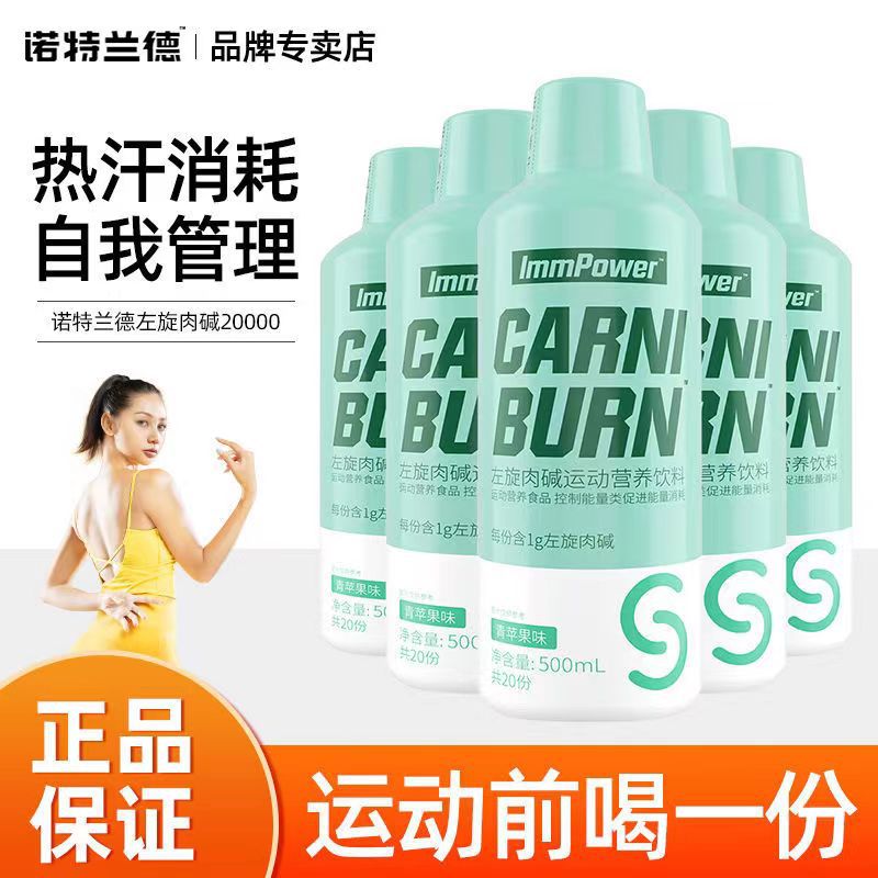 诺特兰德 左旋肉碱运动营养饮料20000（橙子）500ml*9瓶