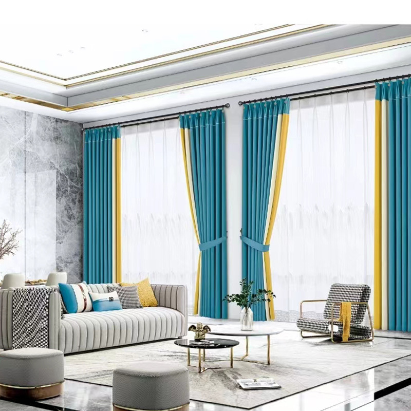 瀚隔 云朵麻窗帘北欧简约现代窗帘飘窗客厅轻奢卧室窗帘1.0*1.3m打孔帘