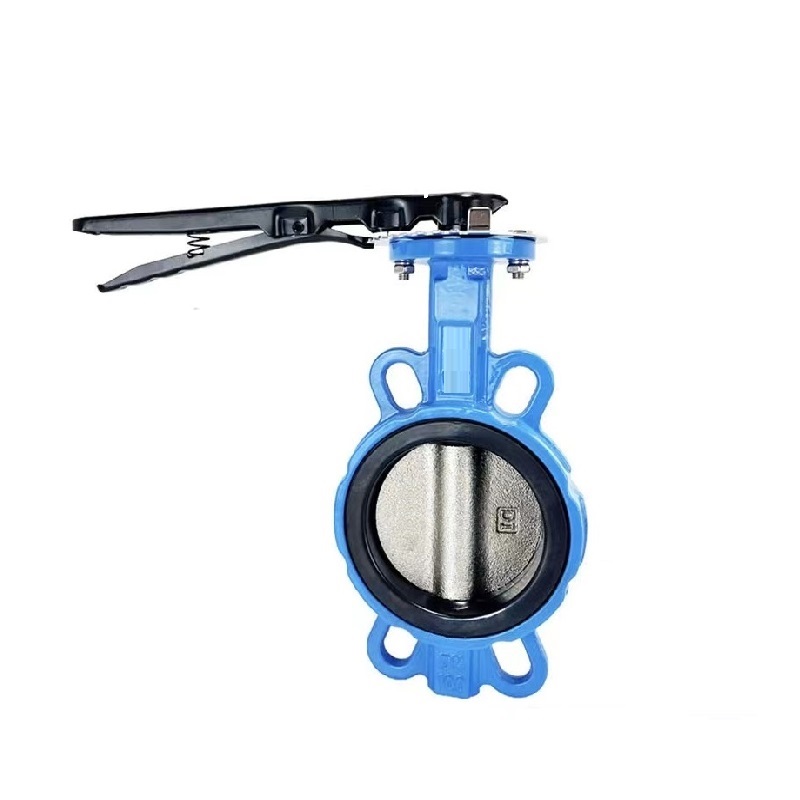 伟鹏双兴 手柄铸铁对夹式蝶阀 DN50乙丙/球墨阀板 台高清大图