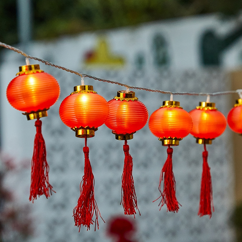 春节彩灯闪灯串灯led过年灯装饰藤印象新年布置灯饰户外家用灯笼灯串