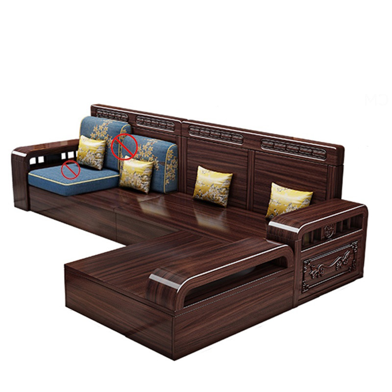 桃锦堂木质沙发两件套/套高清大图