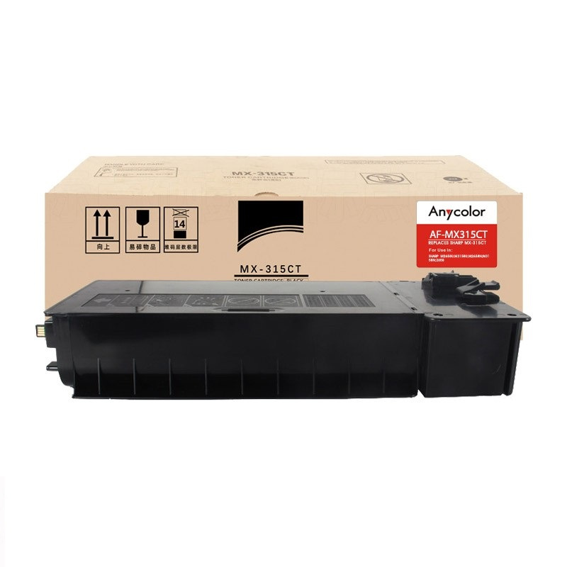 欣彩MX315CT硒鼓(墨粉)黑色单支装(适用夏普M2658U M3158U M2658N)打印页数:18000高清大图