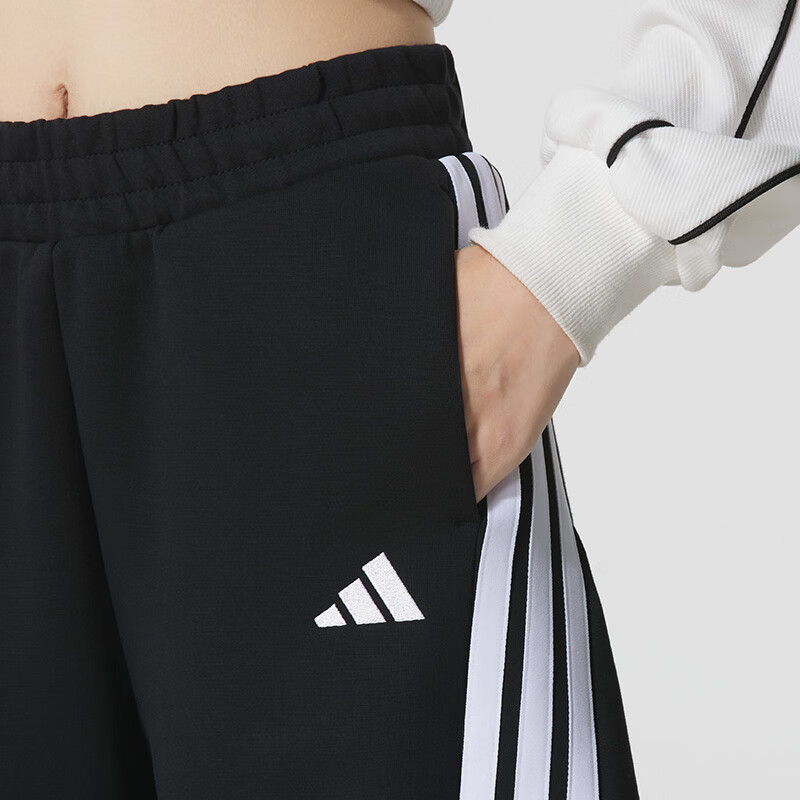 阿迪达斯 （adidas）女裤新款百搭时尚运动休闲针织长裤KG3855 ZP高清大图