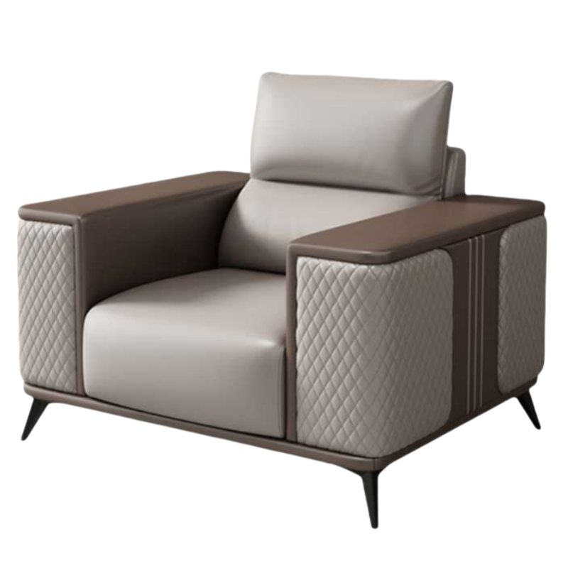 铭思达办公室沙发单人位张高清大图