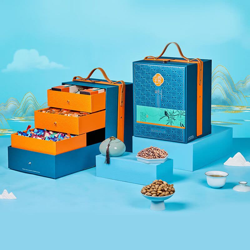 臻味 宋之情坚果礼盒 1.834kg 盒图片