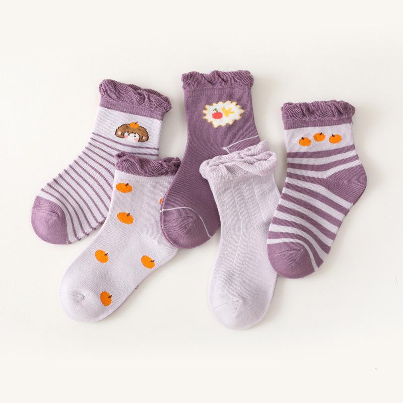 5双装儿童袜子秋冬卡通小汽车款中筒棉袜中大男童女童宝宝袜班得