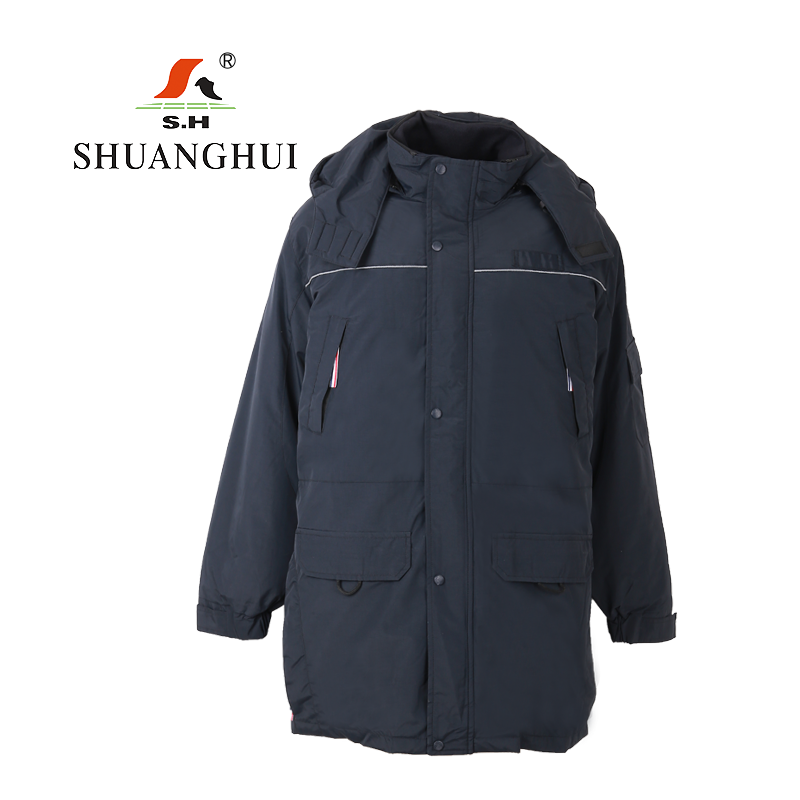 双惠男女款冬季标志工作服上衣SHW-44-1，面料全防水，内胆：90绒，155-195