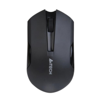 双飞燕（A4TECH）G3-200N无线鼠标 办公家用 光电游戏无线鼠标 USB静音鼠标 （黑色）