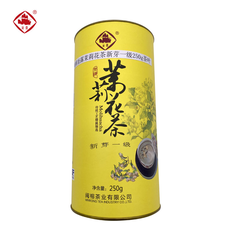 崟露茉莉花茶新芽一级250克桶高清大图
