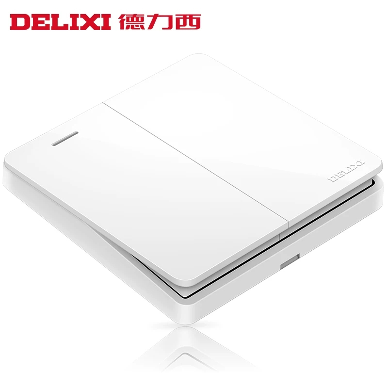 德力西 双开双控 CD217-HA86大板白色-DLX