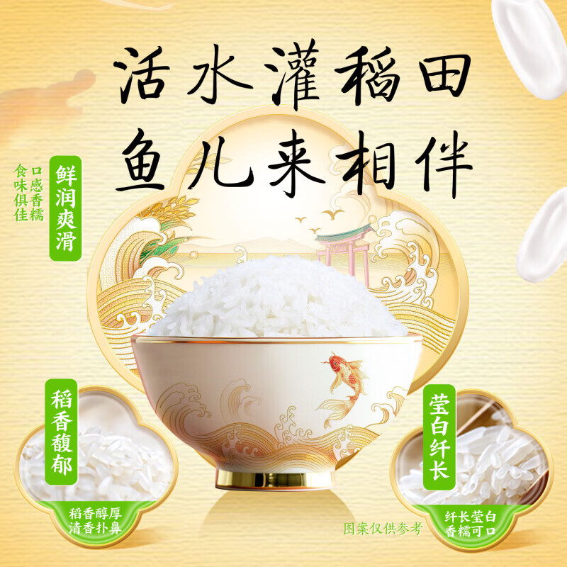 金龙鱼/稻谷鲜生六步鲜雪域稻花香5kg高清大图