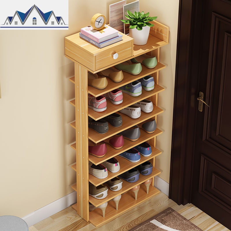 换鞋凳家用口收纳凳进鞋柜创意多层小窄鞋架子组装防尘省空间 三维工匠高清大图
