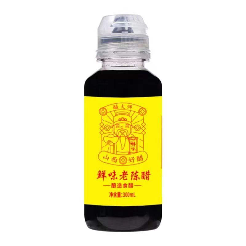 醯大师原浆甜味鲜味老陈醋5年陈酿便携装300ml*3瓶5度粮食酿造5°山西清徐陈醋旅行醋