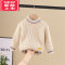 可莉允2022秋冬款儿童男童宝宝毛衣线衣套头针织洋气圆领小童女孩打底衫