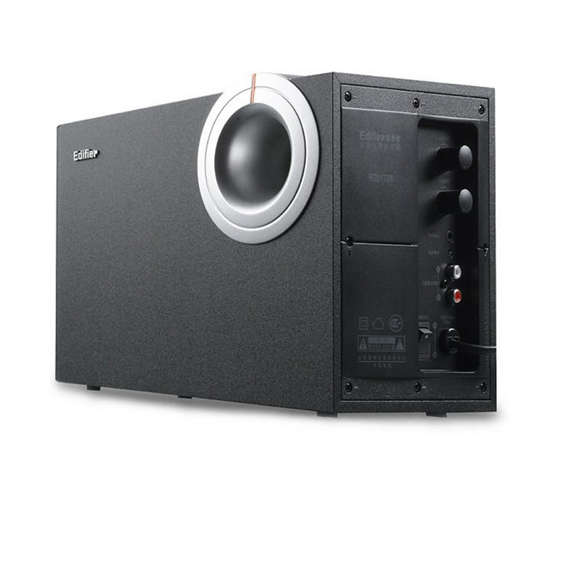 漫步者edifierr201t0621声道多媒体音箱音响电脑音箱黑色