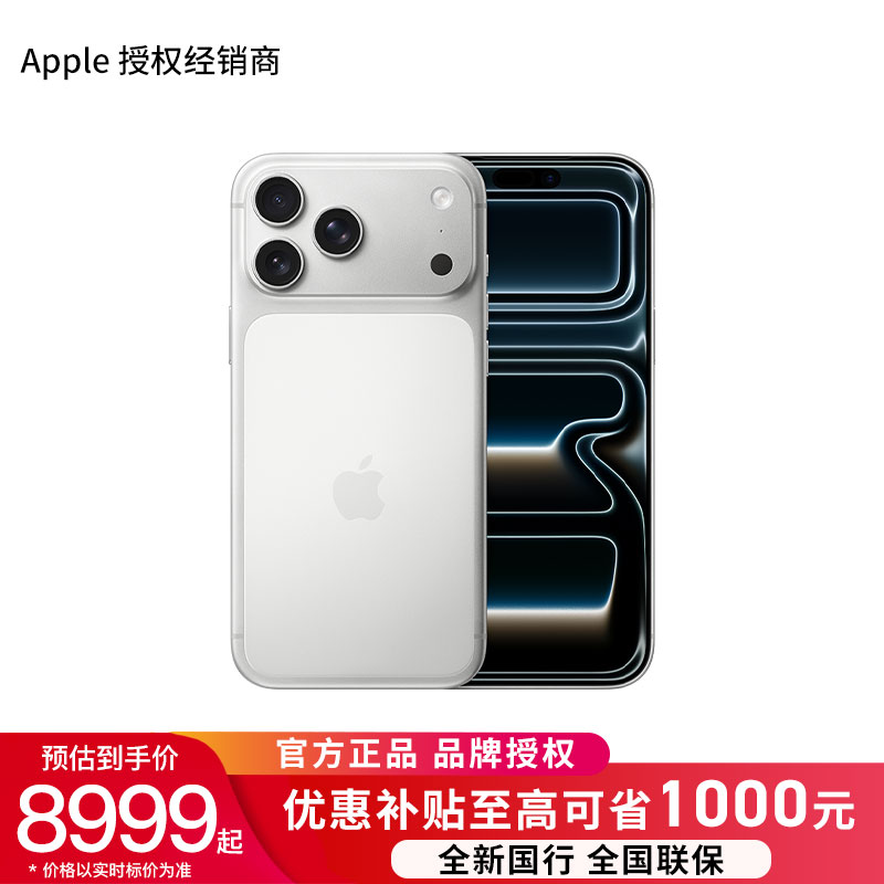 Apple iPhone 17 Pro Max 256G 银色【需现场签收激活】5G全网通手机 全新正品国行